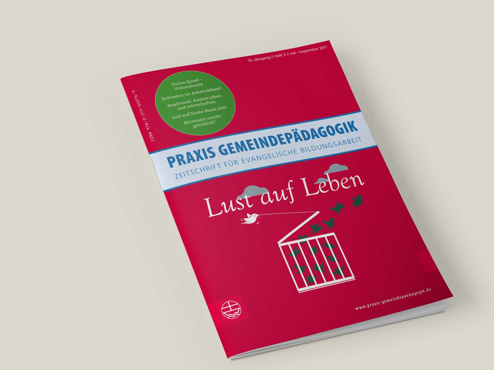 Titelgestaltung einer Fachzeitschrift als Heftcover